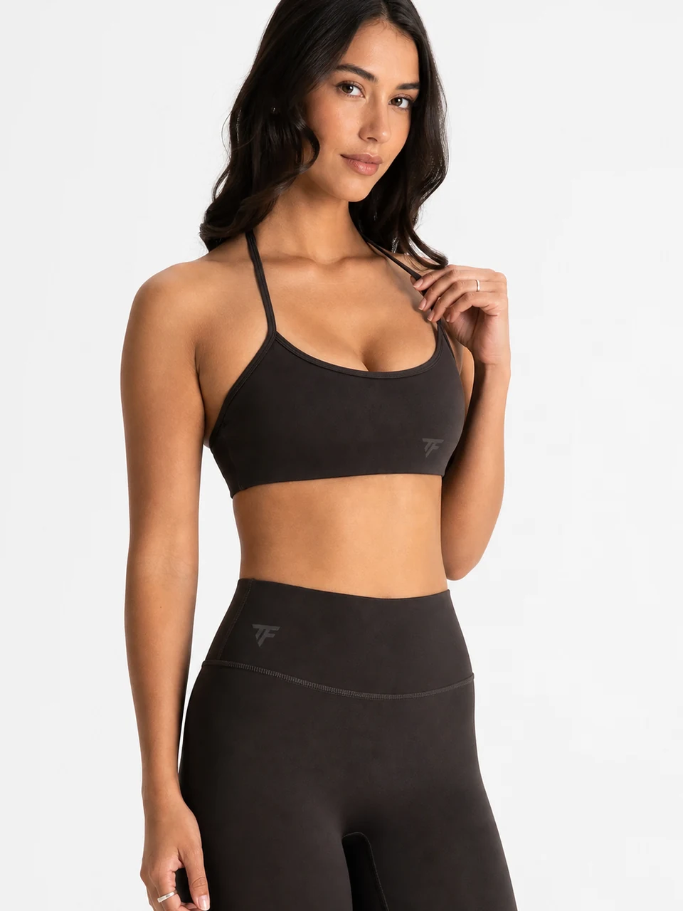Brown yoga clothing set